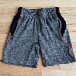 Old navy size 6-7 Heather Gray Shorts with Red Accents